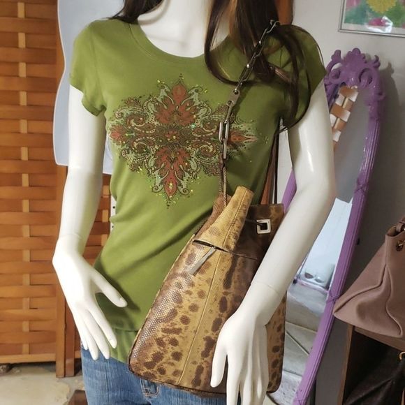 Gucci snake skin handbag 👜 - Picture 13 of 14